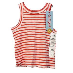 Cat & Jack 18 Months Striped Ribbed Tank